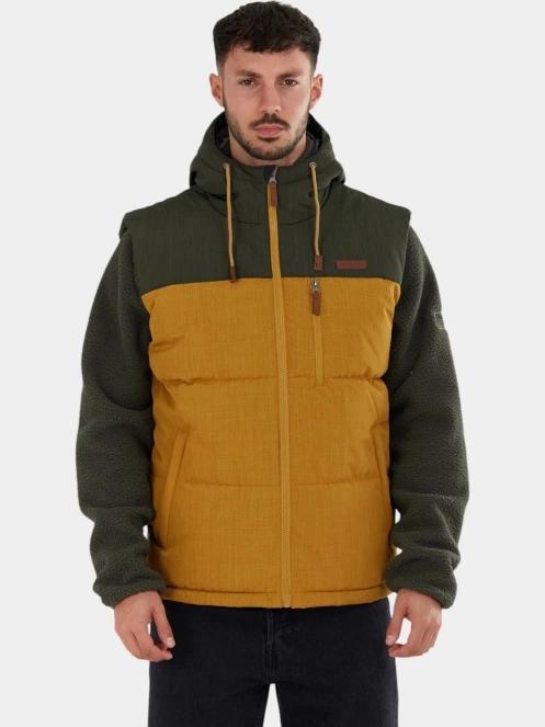Fundango Karl Padded Vest férfi mellény sárga színben 2