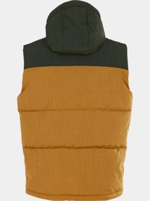 Fundango Karl Padded Vest férfi mellény sárga színben 7