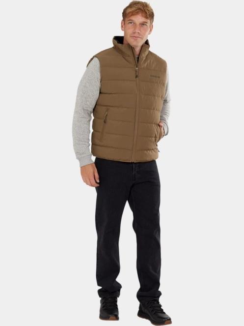 Fundango Vance Padded Vest férfi mellény barna színben 4