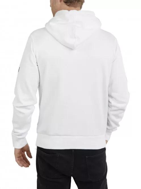 Fundango Hoover Hooded sweatshirt férfi kapucnis pulóver fehér színben 3
