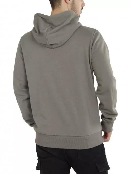 Fundango Hoover Hooded sweatshirt férfi kapucnis pulóver oliva színben 3