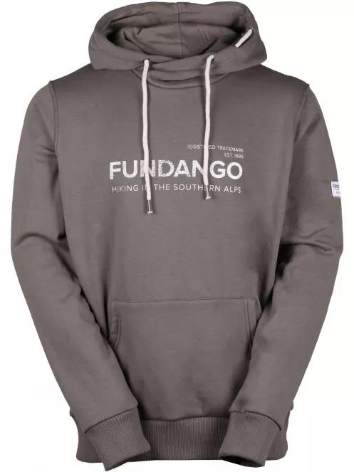 Fundango Hoover Hooded sweatshirt férfi kapucnis pulóver oliva színben 5