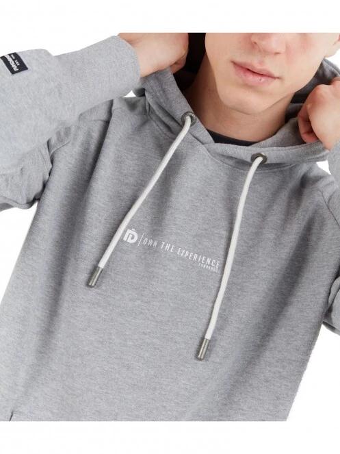 Fundango Talis Hooded Sweatshirt férfi kapucnis pulóver szürke színben 7