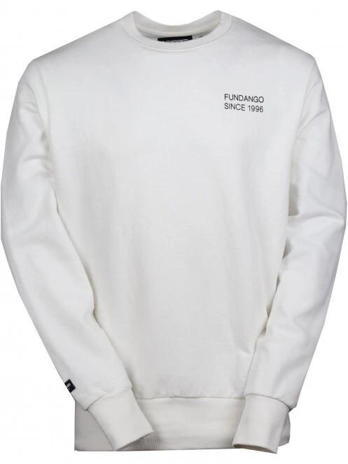 Fundango Warren Sweatshirt férfi pulóver fehér színben 7