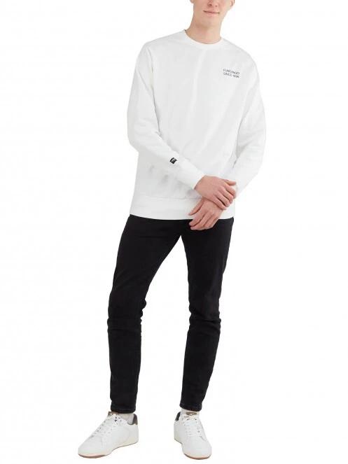 Fundango Warren Sweatshirt férfi pulóver fehér színben 4
