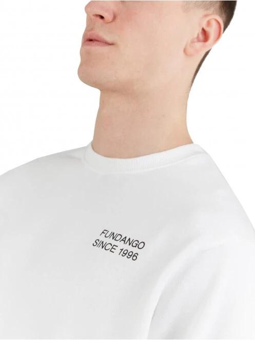 Fundango Warren Sweatshirt férfi pulóver fehér színben 5