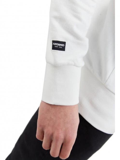 Fundango Warren Sweatshirt férfi pulóver fehér színben 6