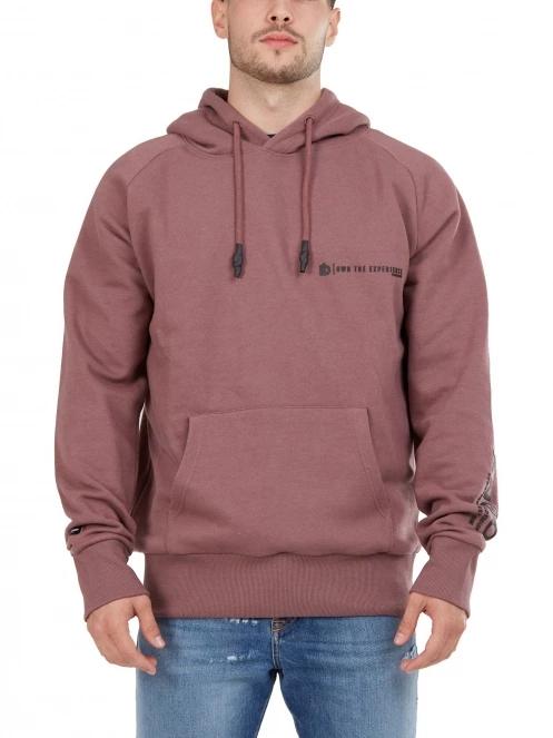 Fundango Talis Hooded Sweatshirt férfi pulóver lila színben 2