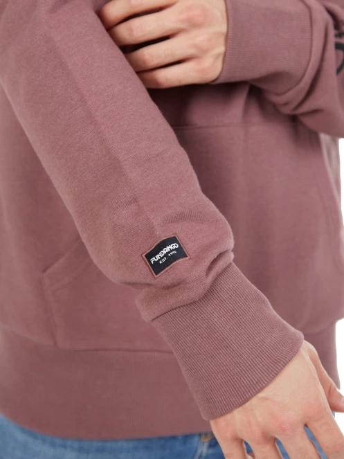 Fundango Talis Hooded Sweatshirt férfi pulóver lila színben 7