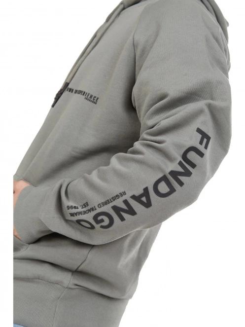 Fundango Talis Hooded Sweatshirt férfi pulóver zöld színben 8