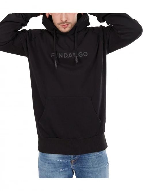 Fundango Talis Hooded Sweatshirt férfi pulóver fekete színben 5