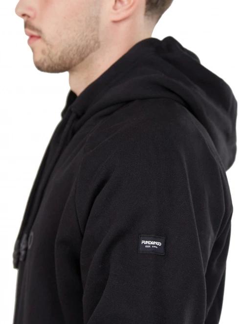 Fundango Talis Hooded Sweatshirt férfi pulóver fekete színben 7