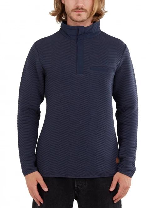 Fundango Vertigo Sweatshirt férfi pulóver sötétkék színben 2
