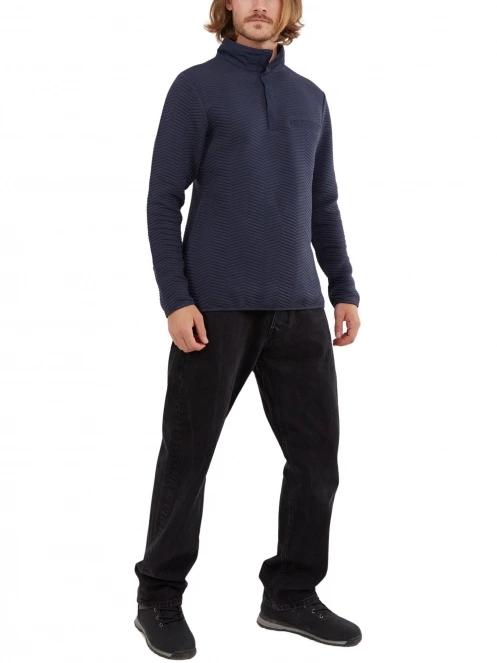 Fundango Vertigo Sweatshirt férfi pulóver sötétkék színben 4
