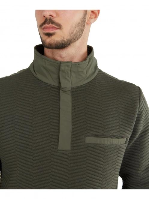 Fundango Vertigo Sweatshirt férfi pulóver oliva színben 5