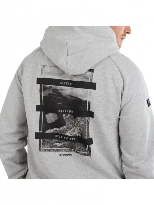 Fundango Talis Hooded Sweatshirt férfi kapucnis pulóver fehér színben 6