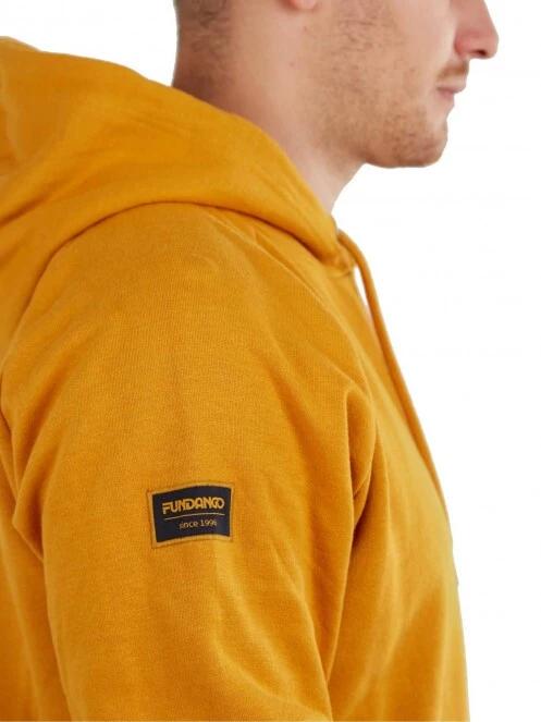 Fundango Talis Hooded Sweatshirt férfi kapucnis pulóver sárga színben 5