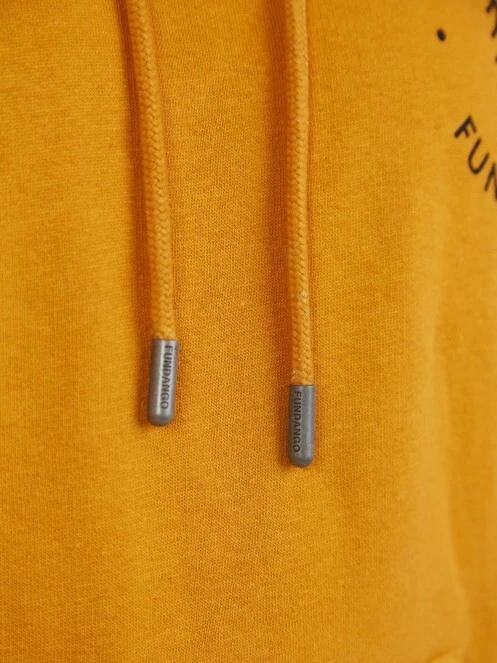 Fundango Talis Hooded Sweatshirt férfi kapucnis pulóver sárga színben 6