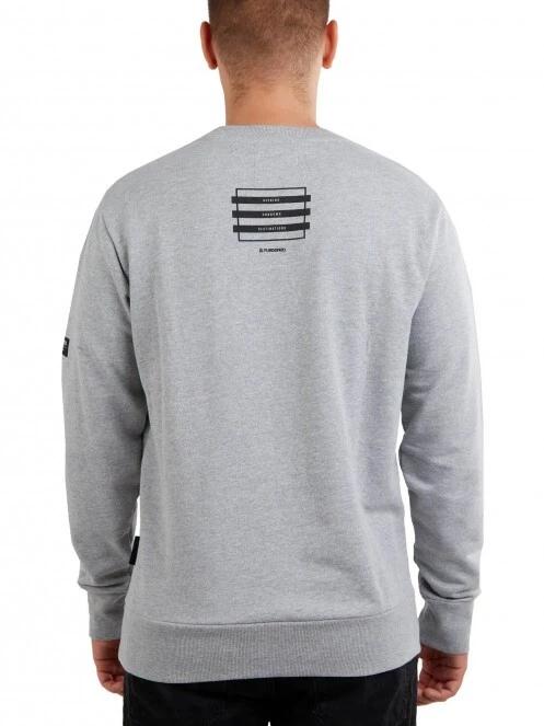 Fundango Warren Sweatshirt férfi pulóver szürke színben 3