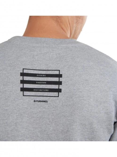 Fundango Warren Sweatshirt férfi pulóver szürke színben 6