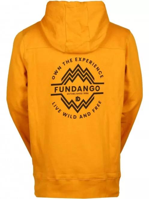 Fundango West Point Hooded Pullover férfi kapucnis pulóver sárga színben 7