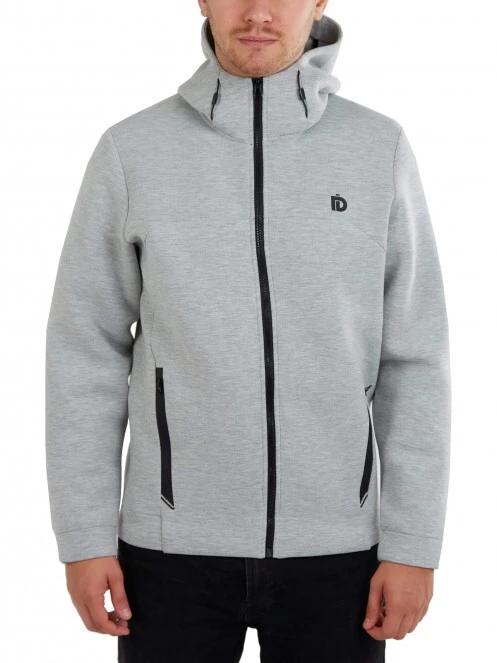 Fundango Hamal Tech Hoodie férfi kapucnis pulóver szürke színben 2