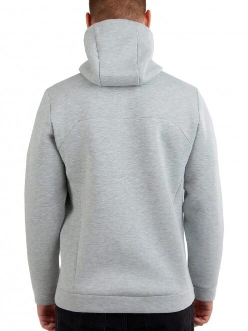 Fundango Hamal Tech Hoodie férfi kapucnis pulóver szürke színben 3