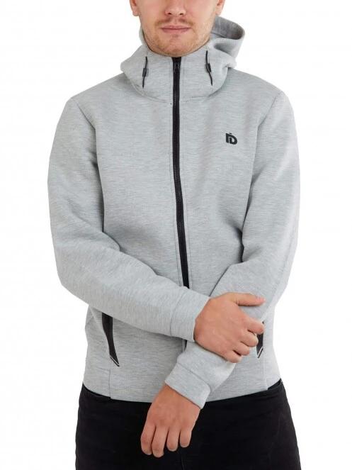 Fundango Hamal Tech Hoodie férfi kapucnis pulóver szürke színben 4