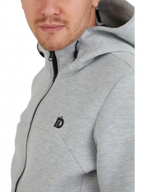 Fundango Hamal Tech Hoodie férfi kapucnis pulóver szürke színben 5