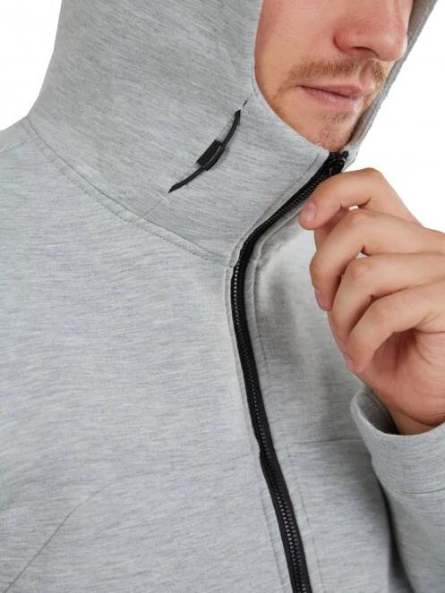 Fundango Hamal Tech Hoodie férfi kapucnis pulóver szürke színben 6