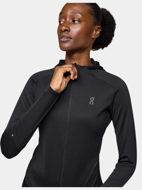 ON Climate Zip Hoodie női kapucnis pulóver fekete színben 4