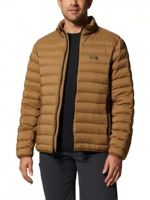 Mountain Hardwear Deloro Down Jacket férfi pehelykabát barna színben 4