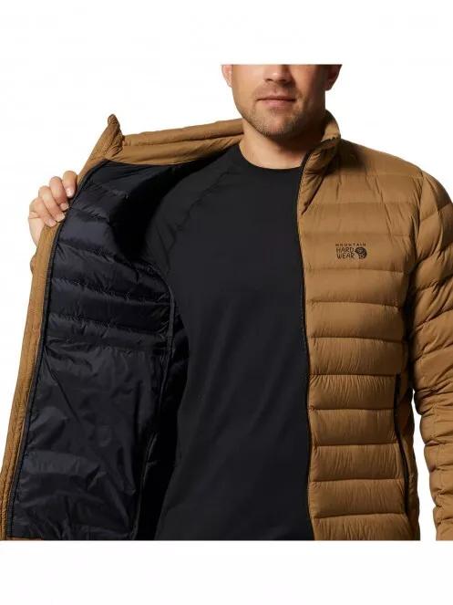Mountain Hardwear Deloro Down Jacket férfi pehelykabát barna színben 6