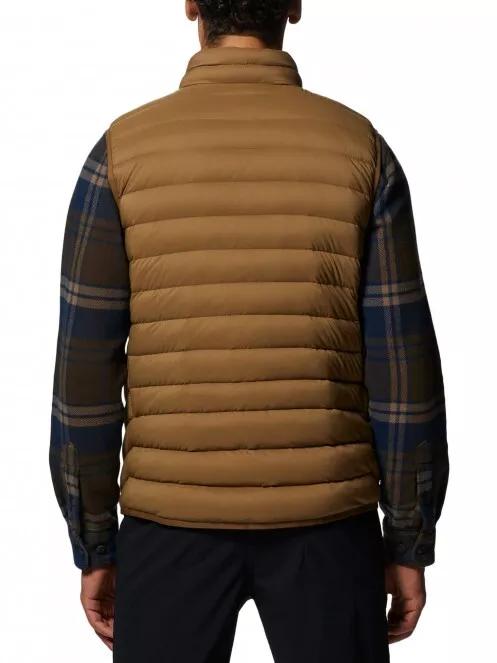 Mountain Hardwear Deloro Down Vest férfi mellény barna színben 3
