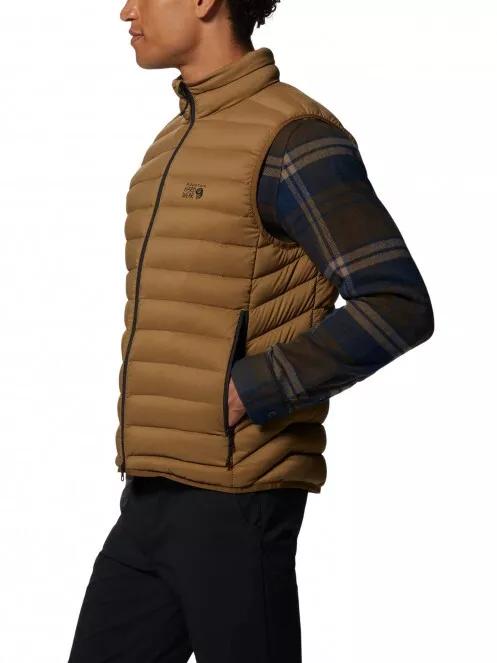 Mountain Hardwear Deloro Down Vest férfi mellény barna színben 4