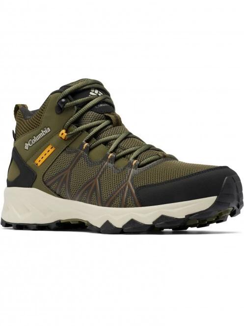 Columbia Peakfreak II Mid Outdry férfi vízhatlan túrabakancs zöld színben 2