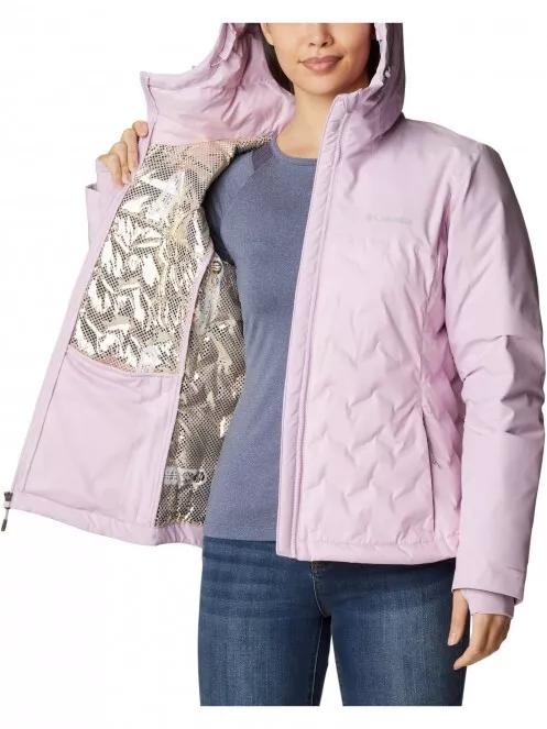 Columbia Grand Trek II Down Jacket női pehelykabát rózsaszín színben 5