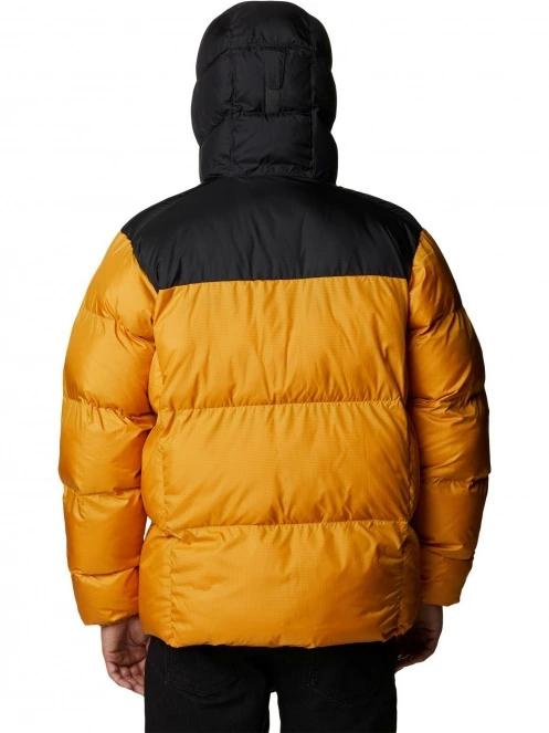 Columbia Puffect Hooded Jacket férfi télikabát sárga színben 4