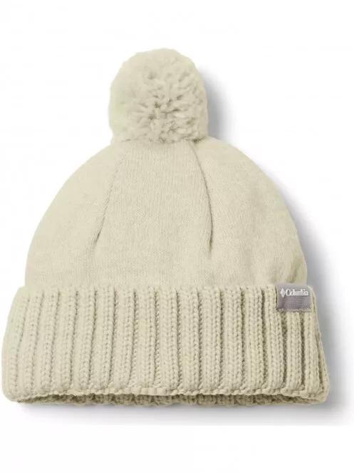 Columbia Sweater Weather Pom Beanie női bojtos sapka homok színben 2