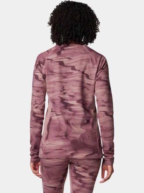 Columbia Omni-Heat Infinity Knit LS Crew női aláöltöző felső lila színben 4
