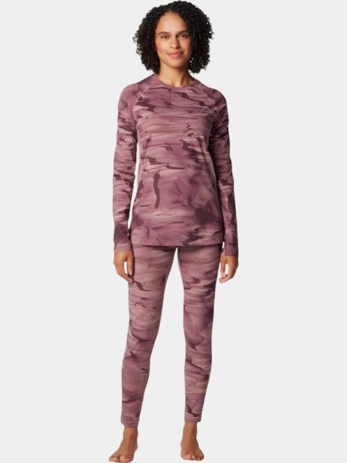 Columbia Omni-Heat Infinity Knit LS Crew női aláöltöző felső lila színben 5