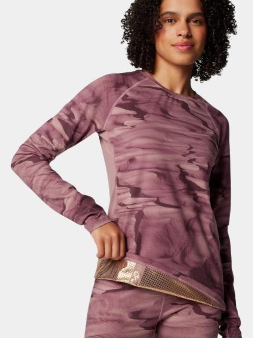 Columbia Omni-Heat Infinity Knit LS Crew női aláöltöző felső lila színben 6