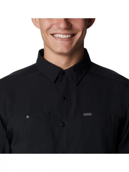 Columbia Silver Ridge Utility Lite Long Sleeve Shirt férfi hosszú ujjú túraing fekete színben 6