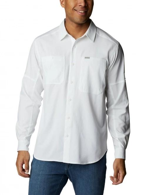 Columbia Silver Ridge Utility Lite Long Sleeve Shirt férfi hosszú ujjú túraing fehér színben 2