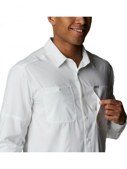 Columbia Silver Ridge Utility Lite Long Sleeve Shirt férfi hosszú ujjú túraing fehér színben 6