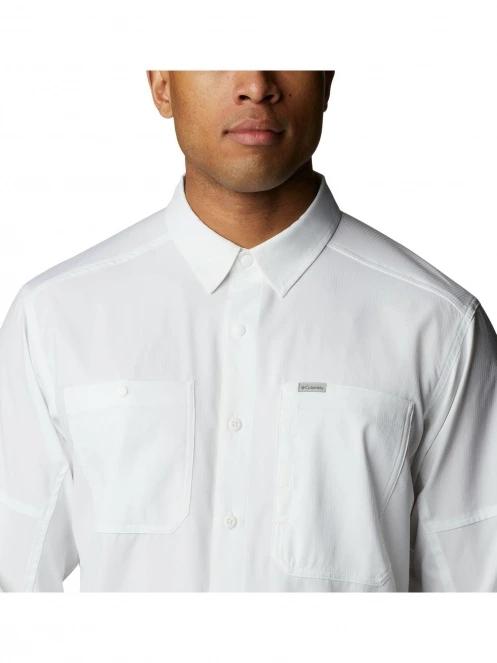 Columbia Silver Ridge Utility Lite Long Sleeve Shirt férfi hosszú ujjú túraing fehér színben 7