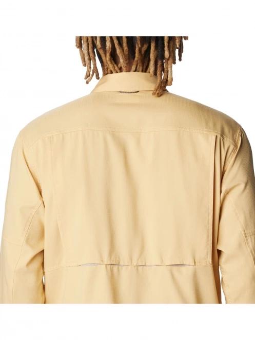 Columbia Silver Ridge Utility Lite Long Sleeve Shirt férfi hosszú ujjú túraing sárga színben 7