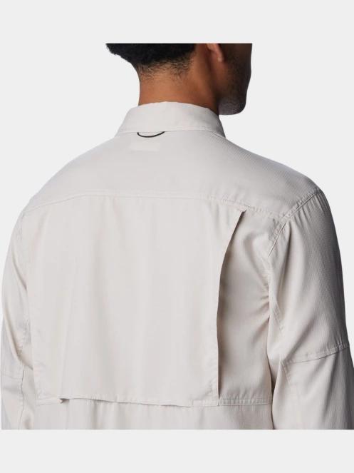 Columbia Silver Ridge Utility Lite Long Sleeve Shirt férfi hosszú ujjú túraing homok színben 7
