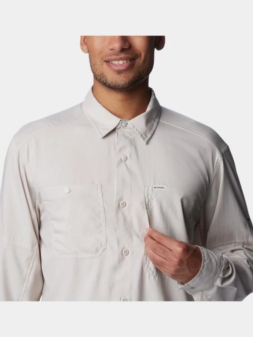 Columbia Silver Ridge Utility Lite Long Sleeve Shirt férfi hosszú ujjú túraing homok színben 8