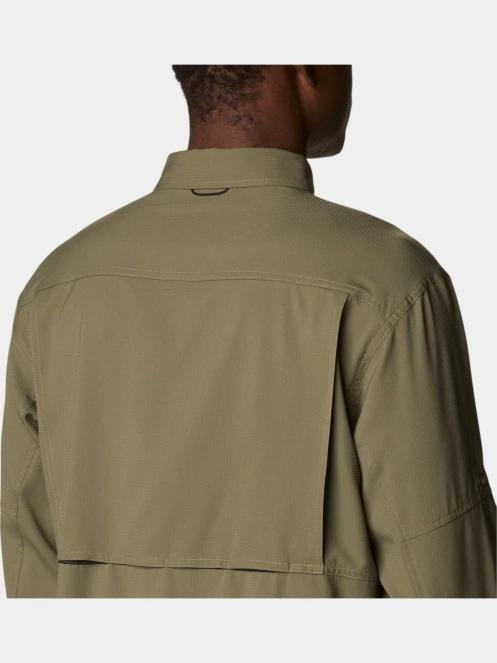Columbia Silver Ridge Utility Lite Long Sleeve Shirt férfi hosszú ujjú túraing zöld színben 7